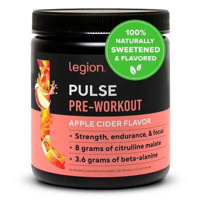 Legion Pulse Natural Pre-Workout Supplement - 20 Servings