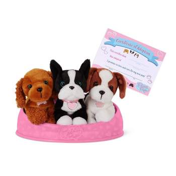 Pucci Pups Adopt-A-Pucci Pup Light Pink Bed Stuffed Animal