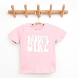 The Juniper Shop Daddy's Girl Wavy Toddler Short Sleeve Tee - 1 of 2