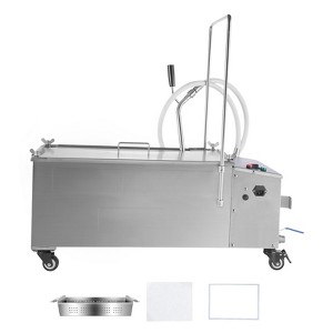 VEVOR Portable Oil Filtering Unit, 55L Tank, 10 L/min Filtering Speed, Equipped with Casters and Oil Hose - 1 of 4
