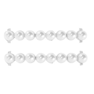 Unique Bargains Eight Faux Pearls Shoelace Charms 1 Pair - 1 of 4