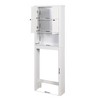 PAGED Bathroom Storage Cabinet, Modern Over Toilet Storage with Shelves and Door, Storage Unit for Bathroom, Space Saving - 2 of 4
