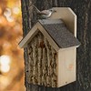 Uncle Dunkels Ultimate Wren and Chickadee Birdhouse; Rustic Handmade Small Bird Nesting Box - 2 of 4