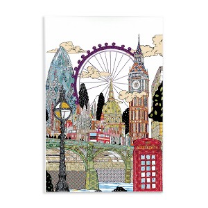 Stupell Industries London England Landmarks Intricate Arabesque Patterns Wall Plaque Art, 13" x 19" - 1 of 4