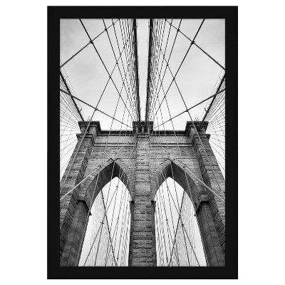 Americanflat 20x30 inch Black Poster Frame | Polished Plexiglass. Hanging  Hardware Included!