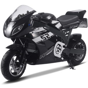 MotoTec 1000w 48v Electric Superbike Black - 1 of 4