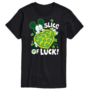 Men's - Disney - Slice Of Luck Short Sleeve Graphic T-Shirt - 1 of 4