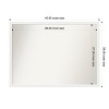Amanti Art Bethany Non-Beveled Wood Framed Bathroom Vanity Wall Mirror - 3 of 4