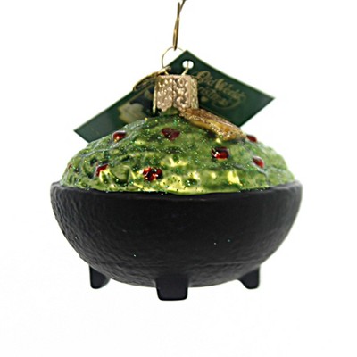 Old World Christmas 2.25" Guacamole Ornament Fruit Dip Mexico  -  Tree Ornaments
