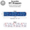 Big Dot of Happiness Firecracker 4th of July -  Party Favors and Cupcake Kit - Fabulous Favor Party Pack - 100 Pieces - 3 of 4