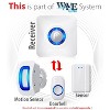 Fosmon Receiver for WaveLink System (110V, 433MHZ) (58 unique ringtones and 5 volume levels (including mute) - White - 1 pack - 4 of 4