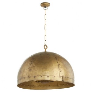Quorum Lighting 3 - Light Pendant in  Artisan Brass - 1 of 1
