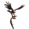 SPI Home Double Flying Eagles Brass Sculpture Patriotic Wildlife Decor, 13" Height - 3 of 3