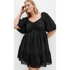 Women's Plus Size DRESS MARCY - Black | CITY CHIC - 3 of 4