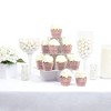 Big Dot of Happiness Pink Rose Gold Birthday - Happy Birthday Party Decorations - Party Cupcake Wrappers - Set of 12 - 2 of 4