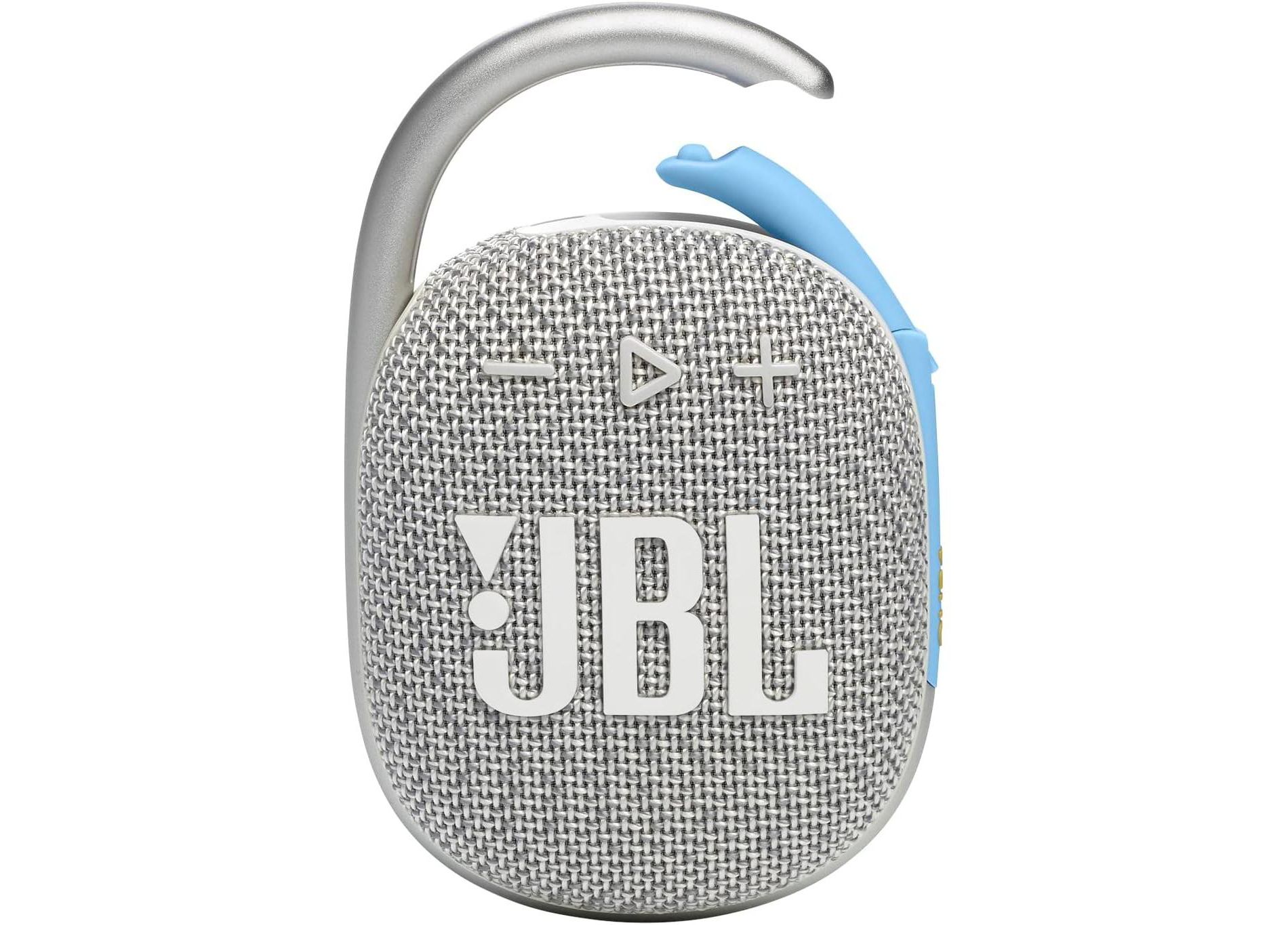 Refurbished: JBL Clip 4 Portable Mini Bluetooth Speaker Eco White - Manufacturer Refurbished