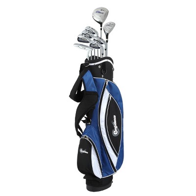 Confidence Men's Right-Handed Blue Steel Golf Club Set with Bag
