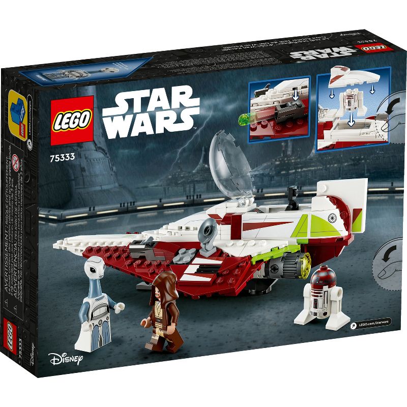 LEGO Star Wars Obi-Wan Kenobi Jedi Starfighter 75333 Building Toy Set, 5 of 10