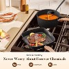 Itopfox 30-Piece Non-Stick Granite Cookware & Bakeware Set - Induction Compatible Pots and Pans with Bakelite Handles - 2 of 4