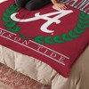 Alabama Crimson Tide NCAA Plateau Silk Touch Throw Blanket 46X60 Inches - 2 of 4