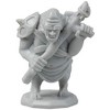 Monster Fantasy Orc Mini Figures– 8 Unpainted Unique Designs – 1" Hex-Sized, Compatible Tabletop RPGs- Great Christmas Gift Idea - 3 of 4