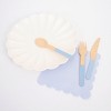 Meri Meri Blue Wooden Cutlery Set (Pack of 24) - 2 of 3