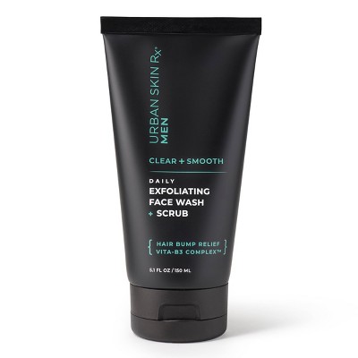 TargetUrban Skin Rx Men's Daily Exfoliating Face Wash + Scrub - 5.1 fl oz
