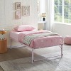 Kings Brand Furniture Twin Size Metal Pop up Trundle Day Bed Frame with Wheels- Sturdy and Elegant Space-Saving Solution - 2 of 4