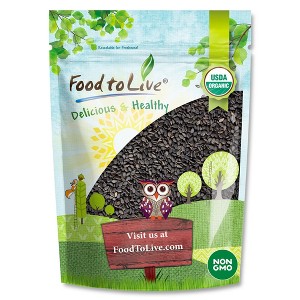 Organic Toasted Black Sesame Seeds – by Food to Live - 1 of 4