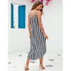 Clearlove Deep V Neck Halter Dress Irregular Hem for women  Elegant Party Evening Dress - 4 of 4
