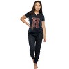 Harry Potter Juniors' H Is For Harry Gryffindor Athletic Jogger Pajama Set Navy Blue - 2 of 4