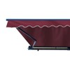 ALEKO 13 x 10 feet Motorized LED Half Cassette Patio Retractable Awning 13'x10' - 4 of 4