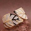 SOHI Women's Gold Foliage Statement Bracelet - 2 of 3