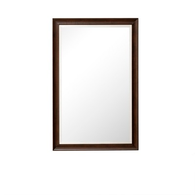 James Martin Vanities Glenbrooke 26" Mirror, Burnished Mahogany