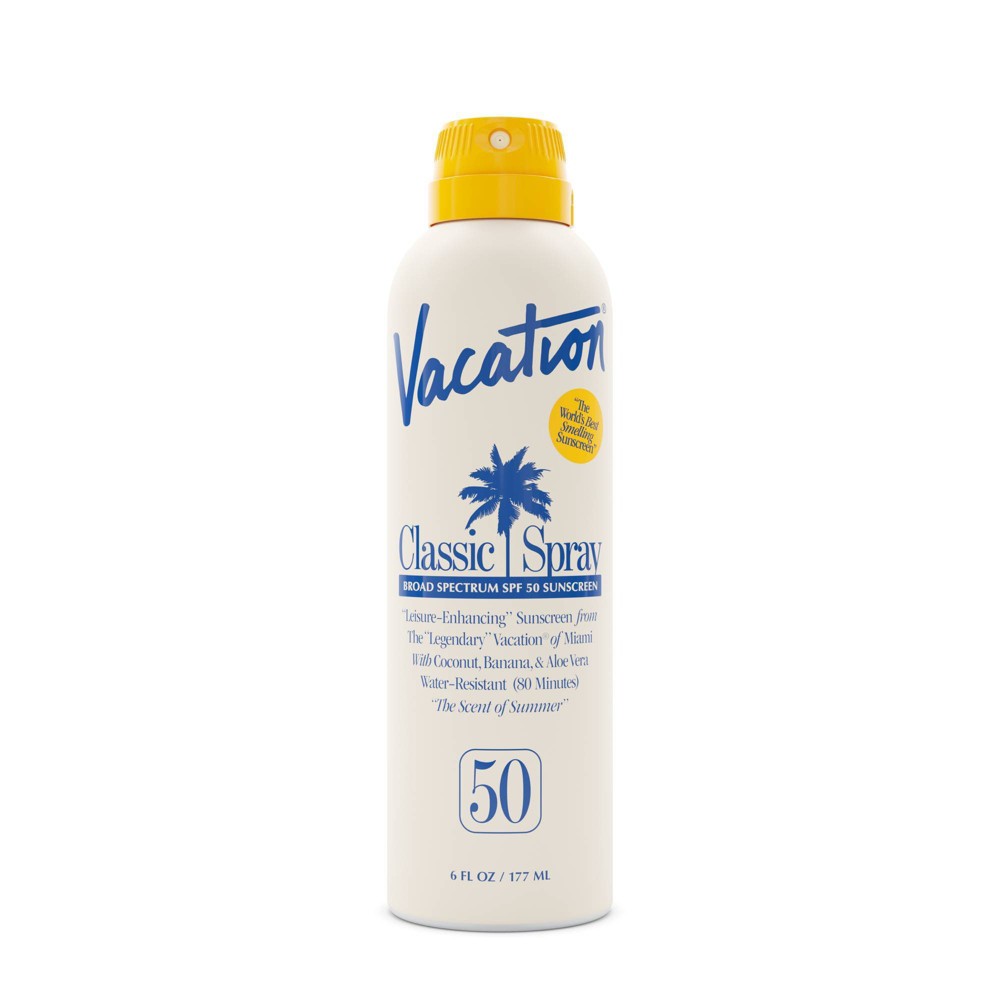 Photos - Sun Skin Care Vacation Classic Sunscreen Spray - SPF 50 - 6 fl oz