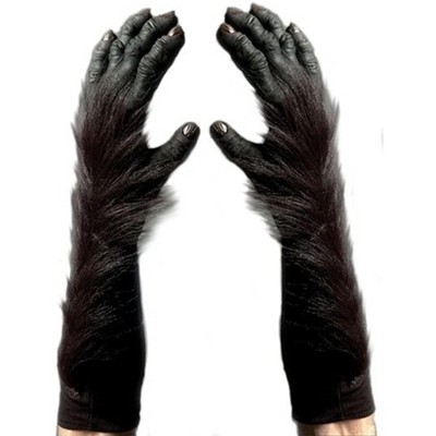 Zagone Studios Zagone Studios Adult Gorilla Costume Gloves | One Size