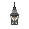 YUHAO Garage Patio Front Door Balcony Anti-Rust Waterproof Outdoor Wall Light Modern  Black(1 PACK) - 4 of 4