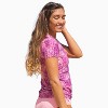 Calypsa Women's Short Sleeve UPF 50+ Nina Nursing and Maternity Swim Tunic Plus Size - 2 of 3
