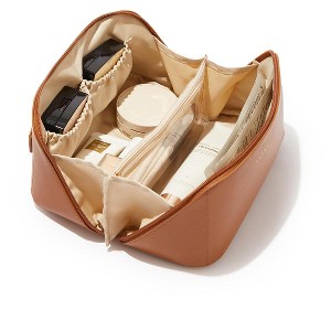 Generic Travel Makeup Bag,Large Capacity Cosmetic Bags,Waterproof Portable Make up Bag - 1 of 4