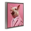 Stupell Industries Pink Pig Fashion, 18" x 18" - 3 of 4