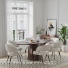 Lirago dinning table set of 4 67"L*33.5"W*30"H- Walnut - 2 of 4