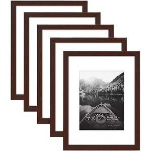 Americanflat Picture Frame with plexiglass - Hanging Hardware For Horizontal and Vertical Display - 1 of 4