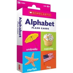 Alphabet Flash Cards (Flash Cards) - by Scholastic (Paperback)