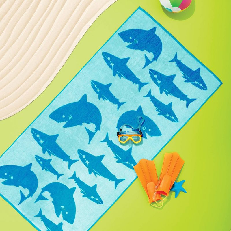Shark Beach Towel - Sun Squad&#8482;, 2 of 5