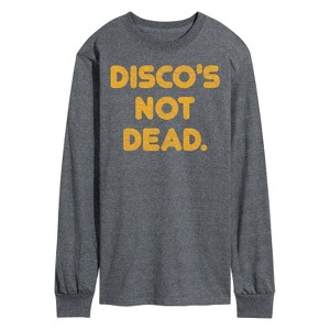 Men's - Instant Message - Discos Not Dead Long Sleeve Graphic T-Shirt - 1 of 4