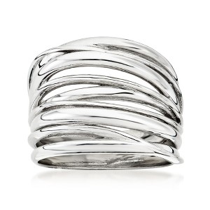 Ross-Simons Italian Sterling Silver Highway Ring - 1 of 4