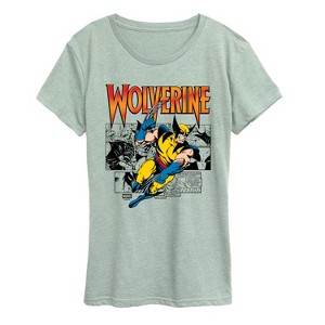 Women's - Marvel - Wolverine Comic Short Sleeve Graphic T-Shirt - 1 of 3