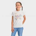 Girls' Short Sleeve 'Unicorn' Graphic T-Shirt - Cat & Jack™ Cream