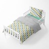 Bacati - Elephants Mint/Yellow/Gray 4 pc Toddler Bedding Set - 2 of 4