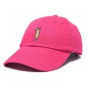 Dalix Pina Colada Embroidered Cap Cotton Baseball Cute Cool Dad Hat Womens - 4 of 4